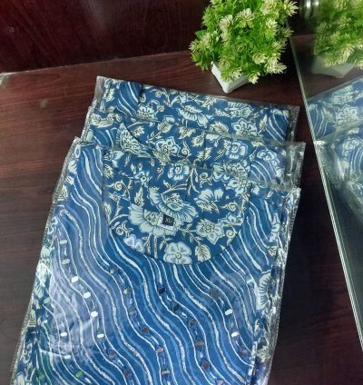 Floral Rayon Mixed Cotton Ghera Kurtis