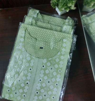 Pista Green - Side Open Long Kurti